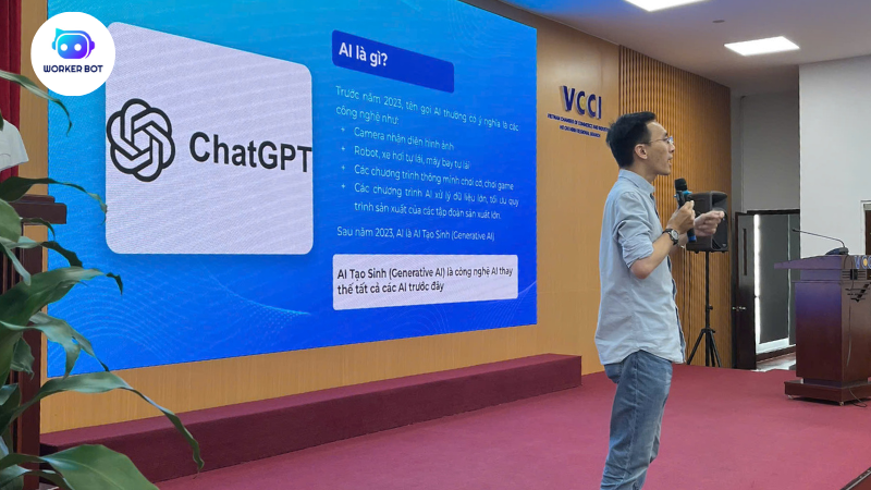 Buổi đào tạo WorkerBot cùng VCCI