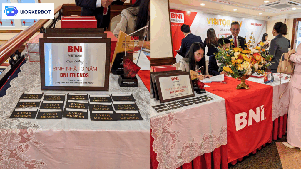 WorkerBot Ra Mắt Giải Pháp AI Tại Sự Kiện Visitor Day BNI