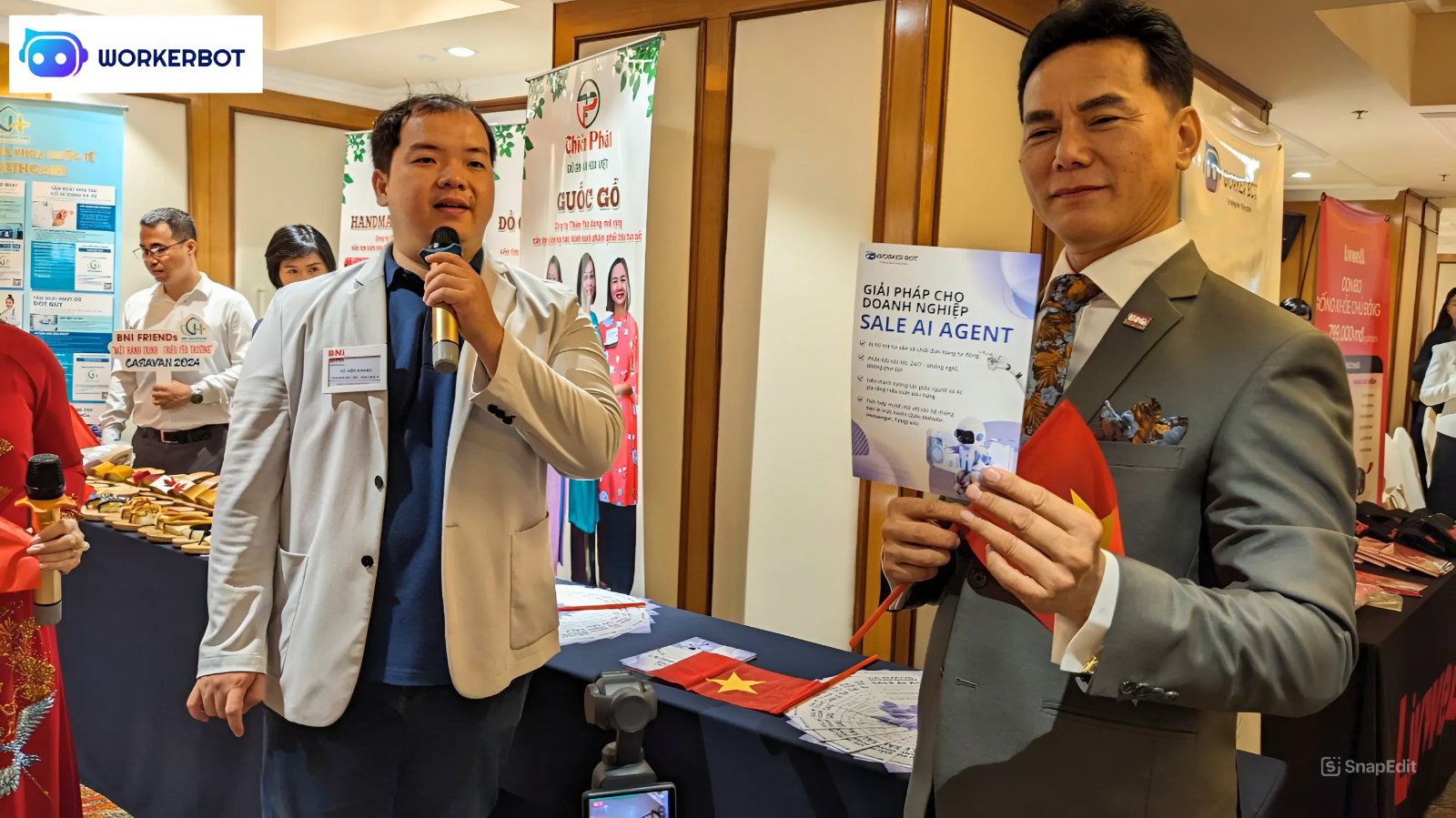 WorkerBot Ra Mắt Giải Pháp AI Tại Sự Kiện Visitor Day BNI